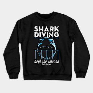 Shark Diving at Neptune Island Crewneck Sweatshirt